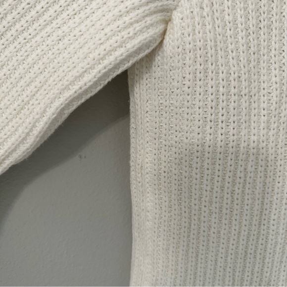 Soft Surroundings (XS) White Knitted Pullover Sweater - Picture 4 of 7